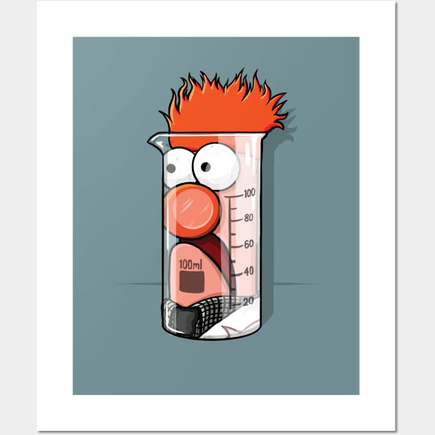 Beaker Muppets Science Wall Art by stayfrostybro